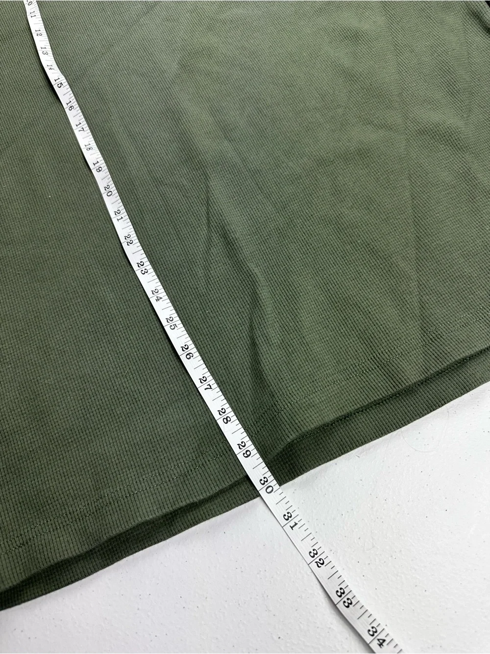 The North Face Men's Olive Green Henley Long-Sleeve Shirt